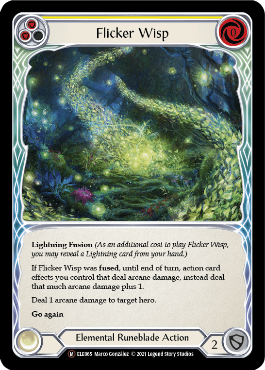 Flicker Wisp [U-ELE065] Unlimited Rainbow Foil