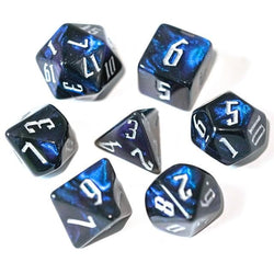 RPG Dice | "Deep Luminescence" | Set of 7