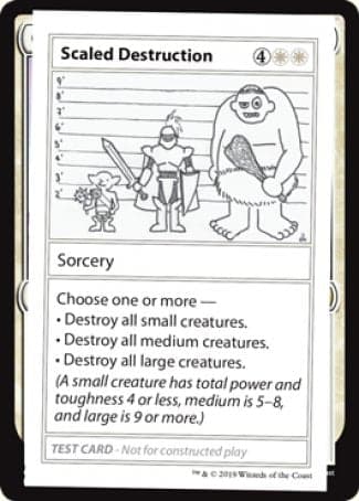 Scaled Destruction (2021 Edition) [Mystery Booster Playtest Cards]