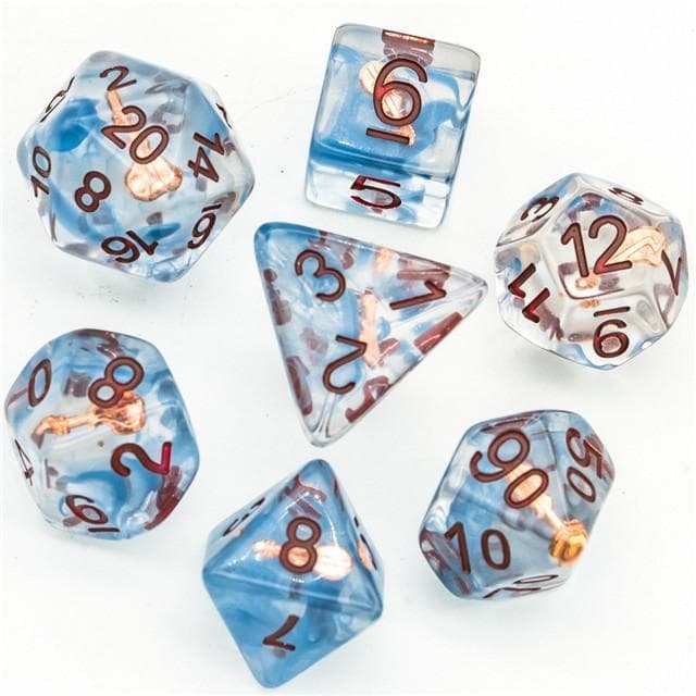 RPG Dice | "Bard's Lute" | Set of 7