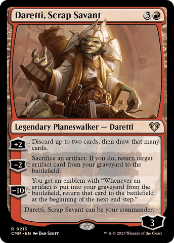 Daretti, Scrap Savant [Commander Masters]