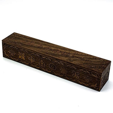 Dice Box | Wooden Wand-Style | Dark Walnut