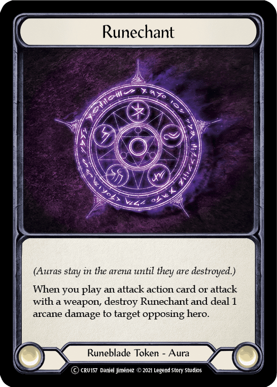 Runechant [U-CRU157-RF] Unlimited Rainbow Foil