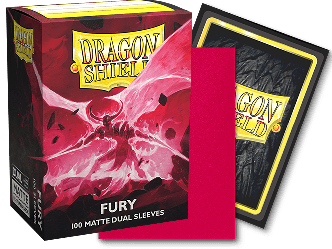 Dragon Shield | Standard Size Sleeves | 100ct | Fury (Dual Matte)