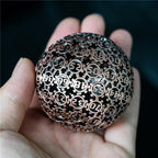 Metal Dice | d100 "Hollow Gear" Copper