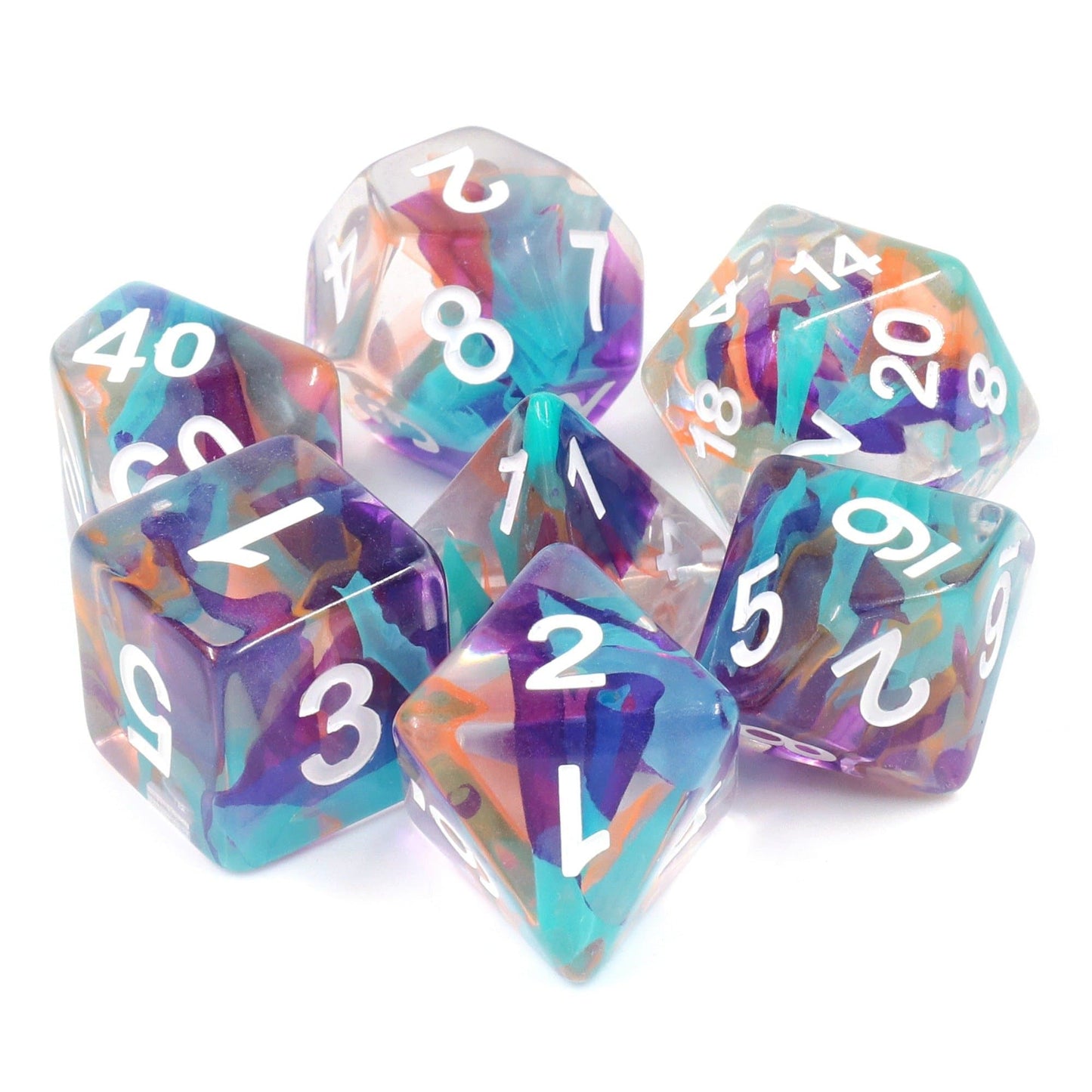 RPG Dice | "Silk Road" | Set of 7