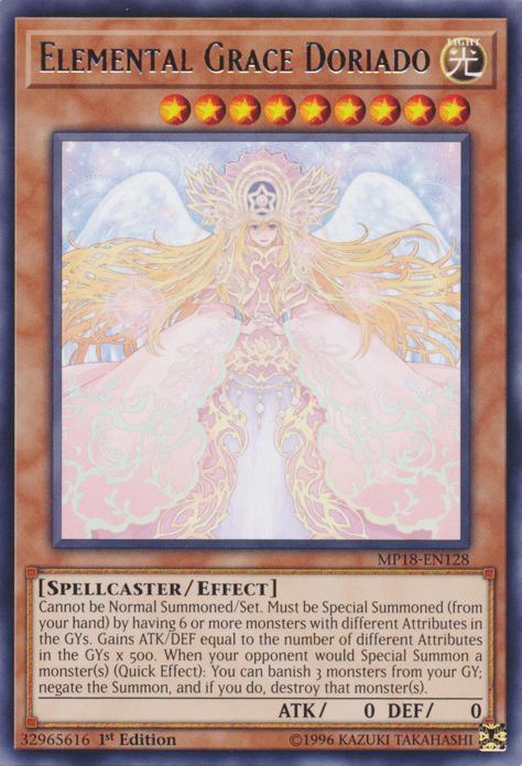 Elemental Grace Doriado [MP18-EN128] Rare