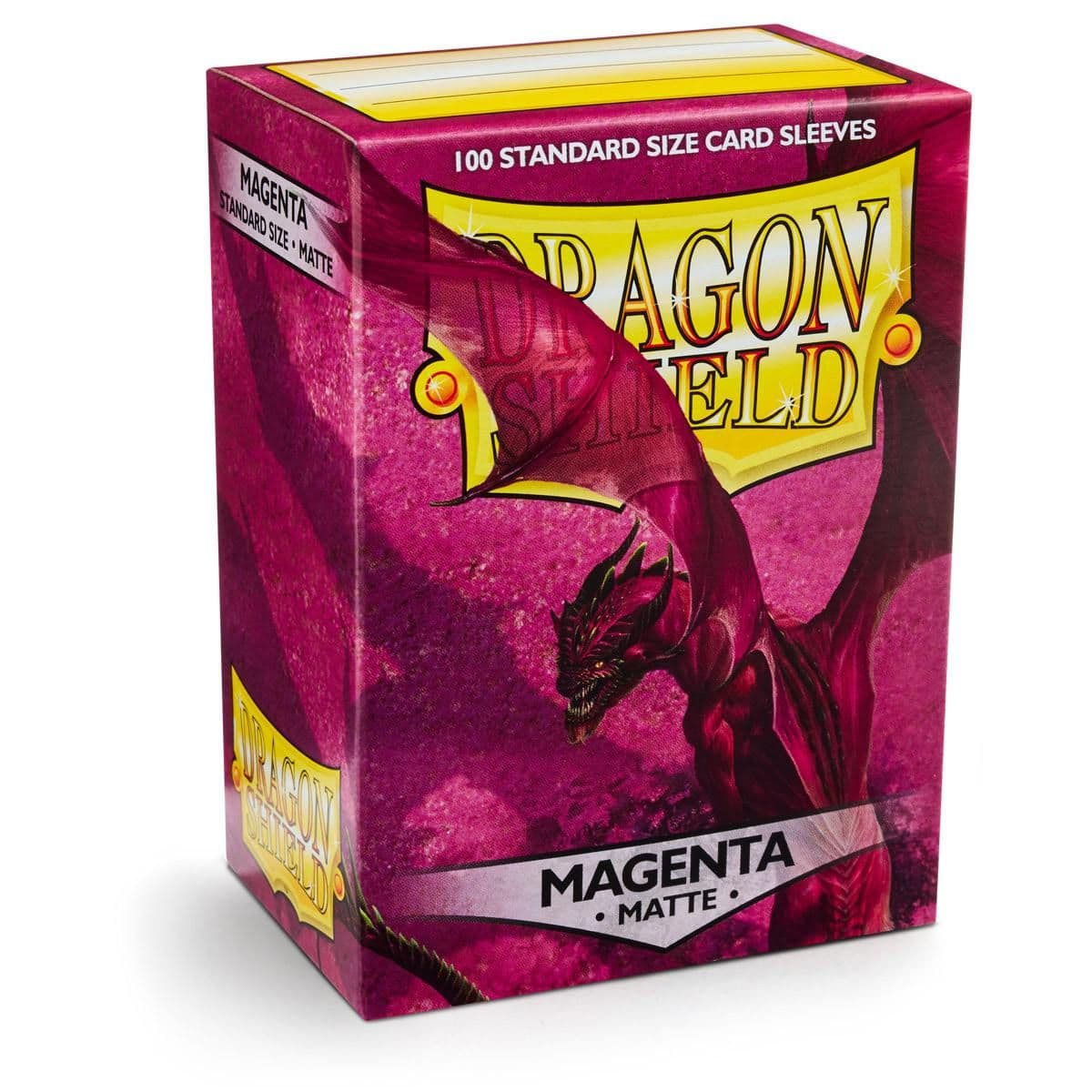 Dragon Shield | Standard Size Sleeves | 100ct | Magenta (Matte)