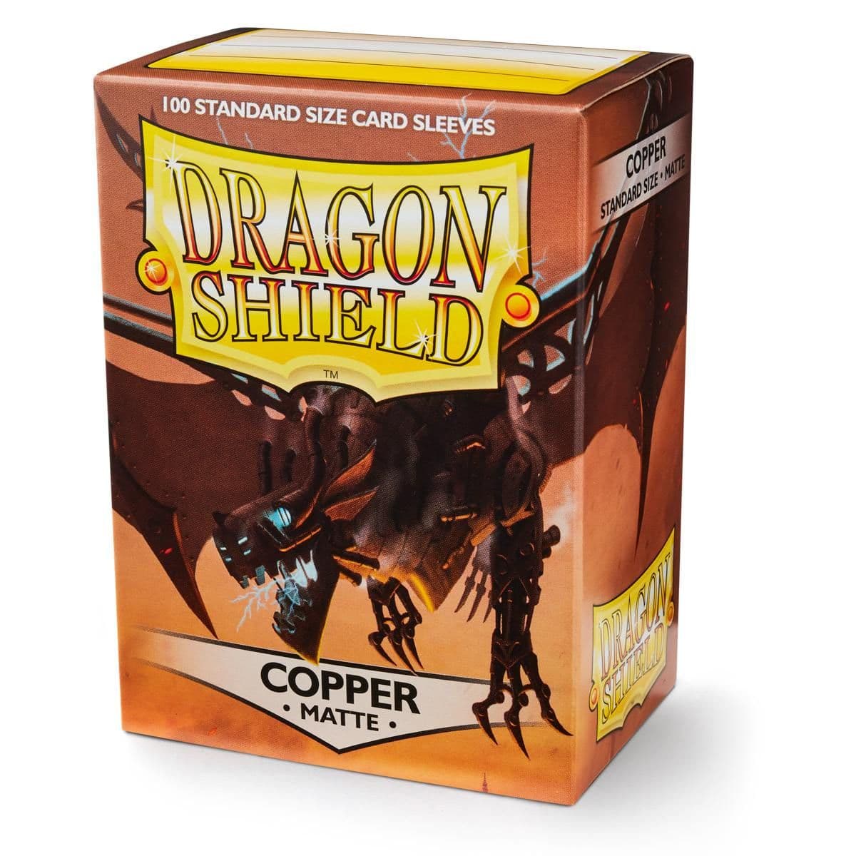 Dragon Shield | Standard Size Sleeves | 100ct | Copper (Matte)