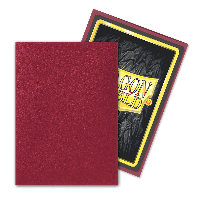 Dragon Shield | Standard Size Sleeves | 100ct | Blood Red (Matte)