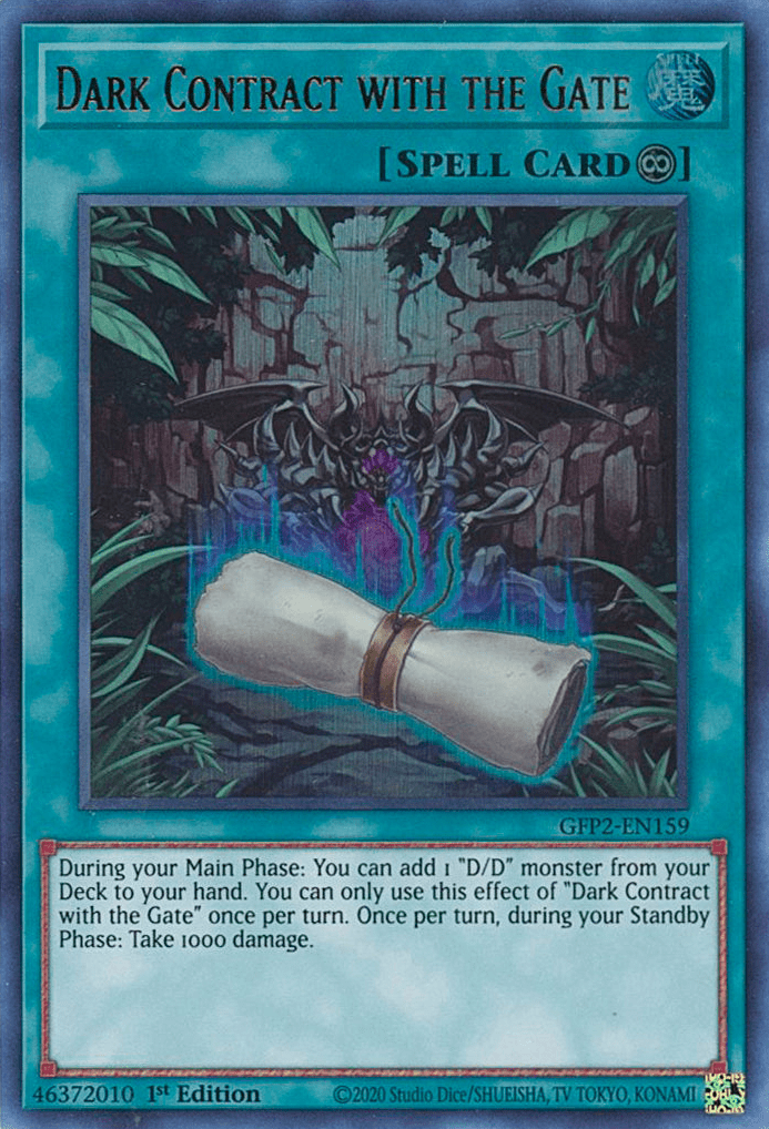 Dark Contract with the Gate [GFP2-EN159] Ultra Rare