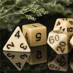 Polyhedral Dice Set | Resin | "Hefty Stone" (Double-Weight) | Set of 7 (D0055)