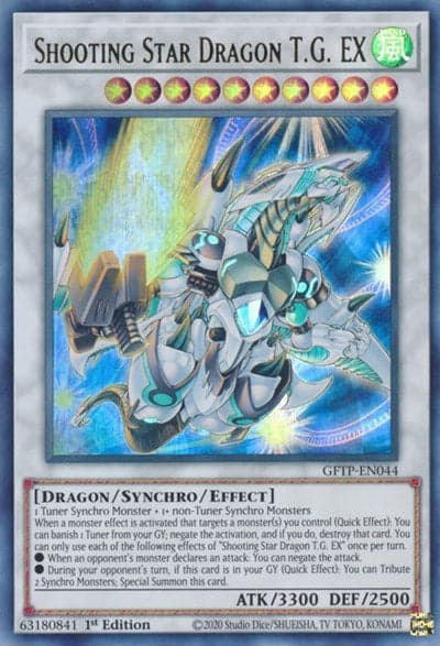 Shooting Star Dragon T.G. EX [GFTP-EN044] Ultra Rare