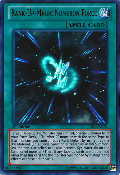 Rank-Up-Magic Numeron Force [JOTL-EN059] Ultra Rare
