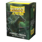 Dragon Shield | Standard Size Sleeves | 100ct | Forest Green (Matte)