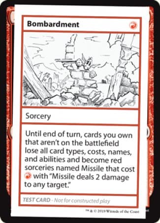 Bombardment (2021 Edition) [Mystery Booster Playtest Cards]