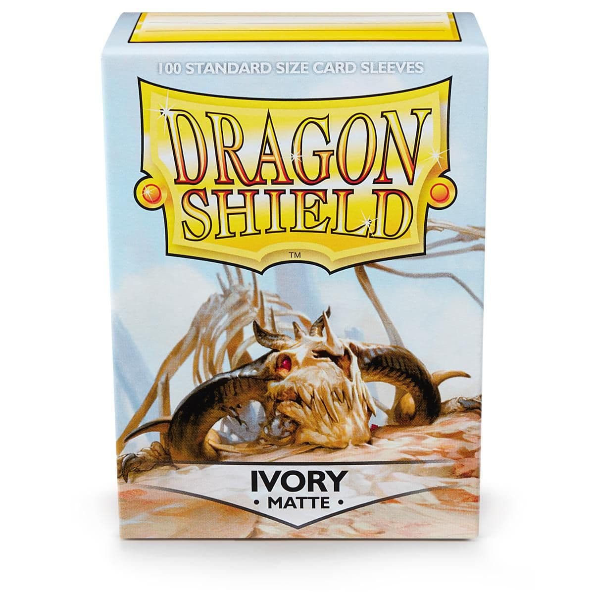 Dragon Shield | Standard Size Sleeves | 100ct | Ivory (Matte)