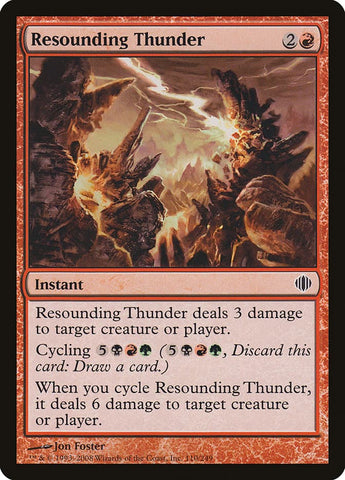 Resounding Thunder [Shards of Alara]