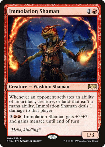 Immolation Shaman [Ravnica Allegiance]