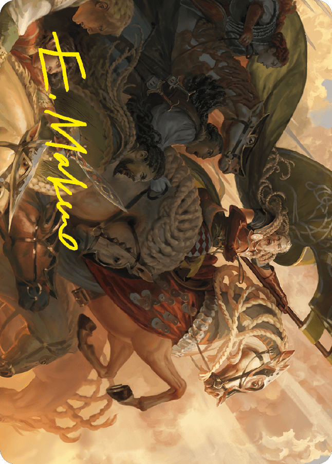 Marshal's Anthem Art Card (Gold-Stamped Signature) [The Lord of the Rings: Tales of Middle-earth Art Series]