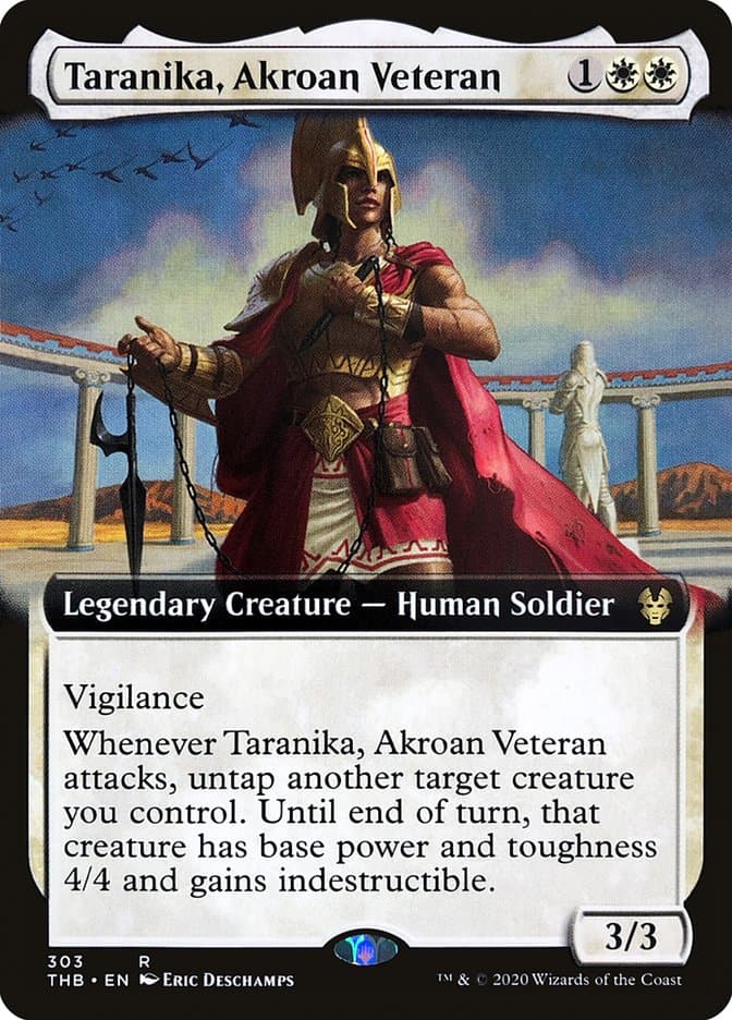 Taranika, Akroan Veteran (Extended Art) [Theros Beyond Death]