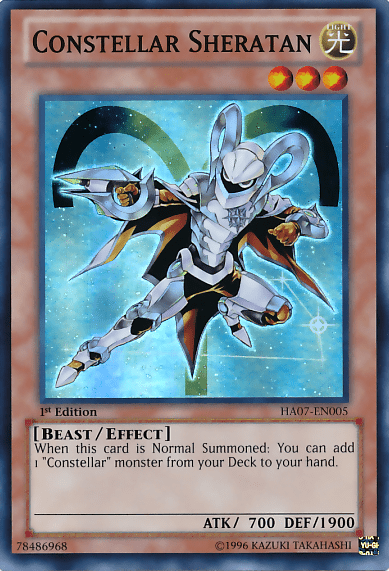 Constellar Sheratan [HA07-EN005] Super Rare