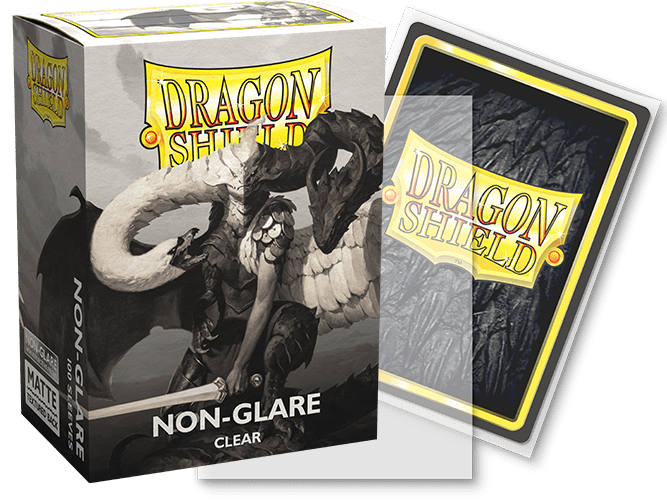 Dragon Shield | Standard Size Sleeves | 100ct | Clear (Non-Glare Matte)