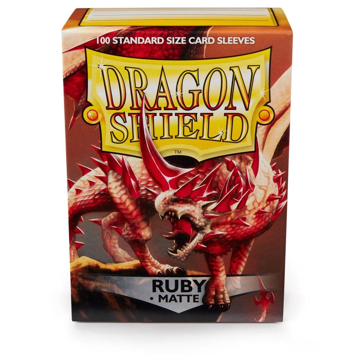 Dragon Shield | Standard Size Sleeves | 100ct | Ruby (Matte)