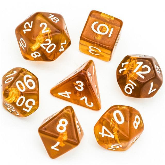 RPG Dice | "Monk's Fist" | Set of 7