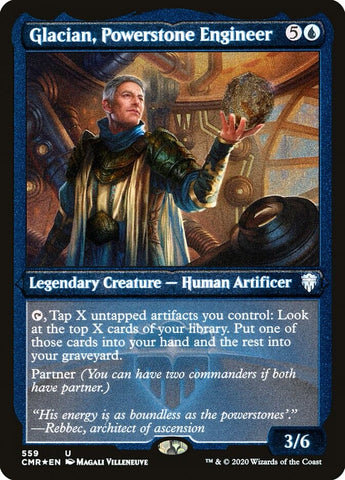 Glacian, Powerstone Engineer (Etched) [Commander Legends]