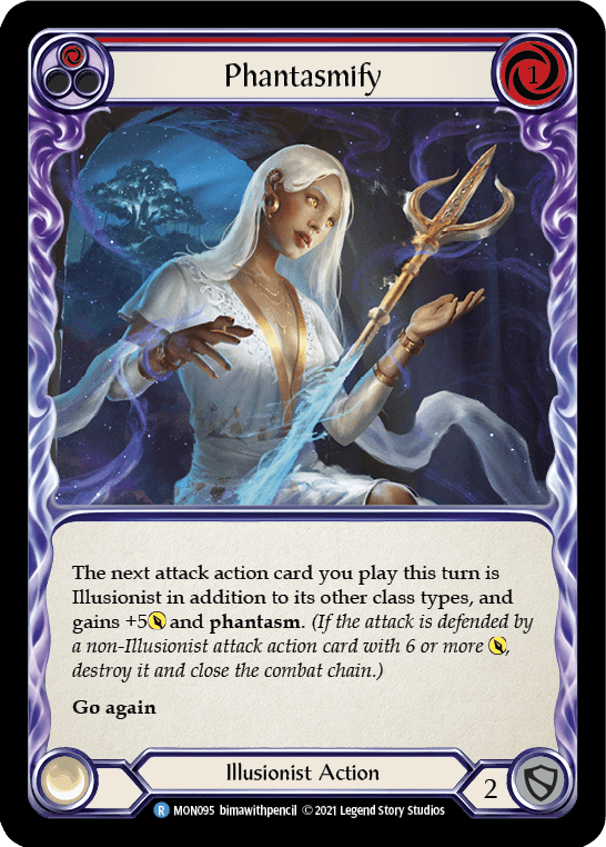 Phantasmify (Red) [MON095-RF] (Monarch)  1st Edition Rainbow Foil