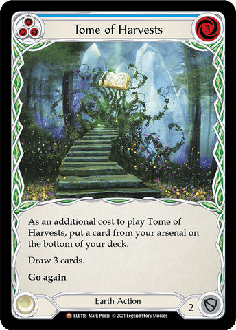 Tome of Harvests [ELE118] (Tales of Aria)  1st Edition Rainbow Foil