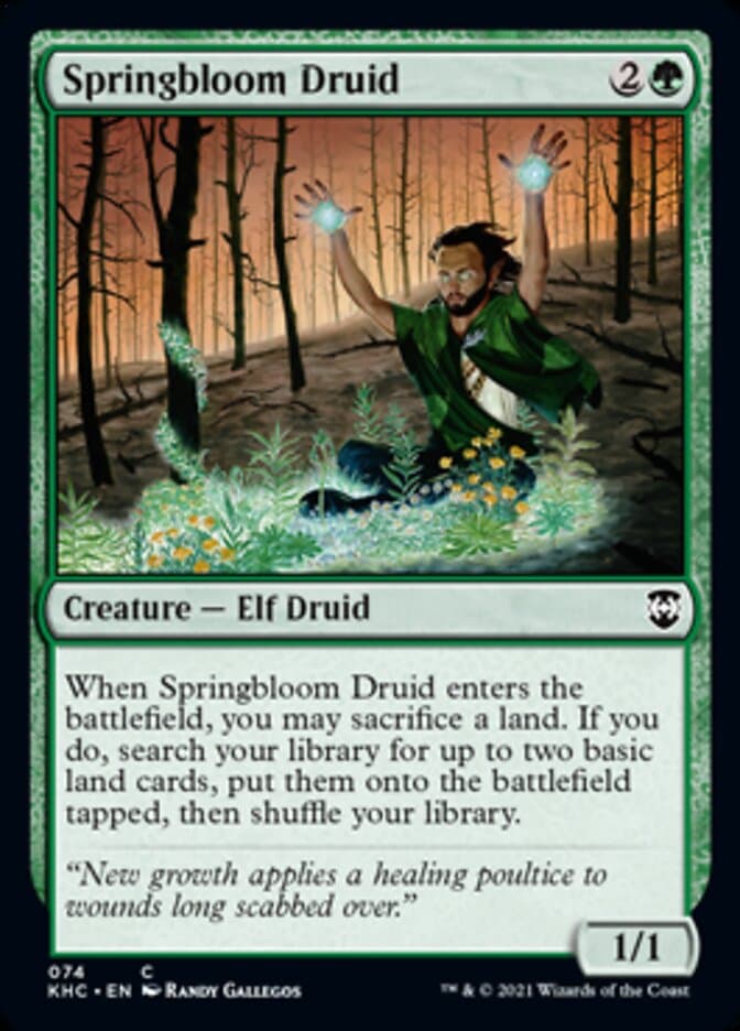 Springbloom Druid [Kaldheim Commander]