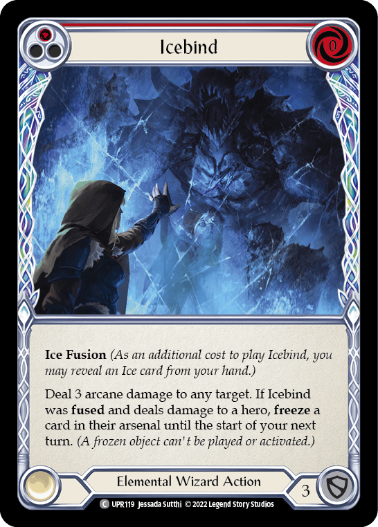 Icebind (Red) [UPR119] (Uprising)  Rainbow Foil
