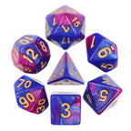 RPG Dice | Blend Purple Blue | Set of 7