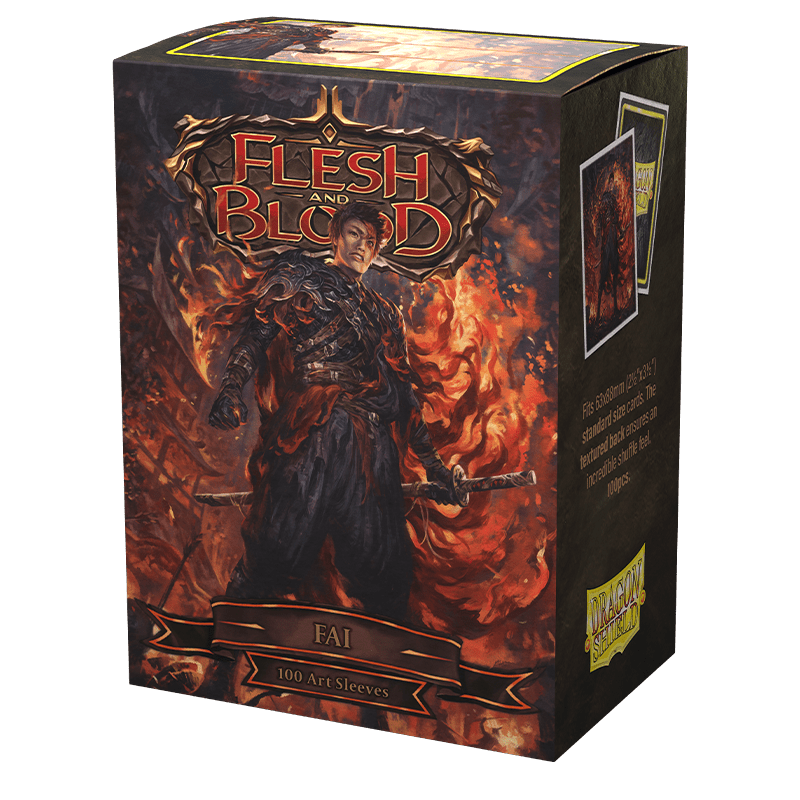 Dragon Shield | Standard Size Sleeves | 100ct | Fai (Flesh and Blood Matte)