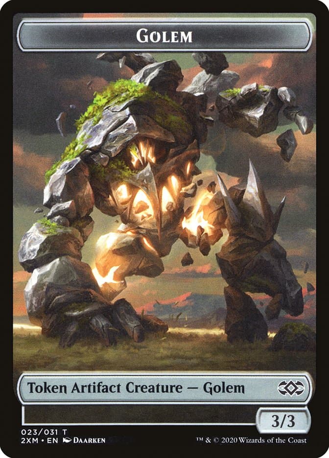 Golem Token [Double Masters Tokens]