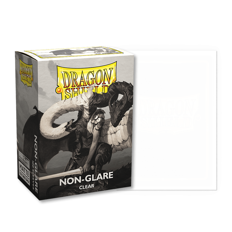 Dragon Shield | Standard Size Sleeves | 100ct | Clear (Non-Glare Matte)
