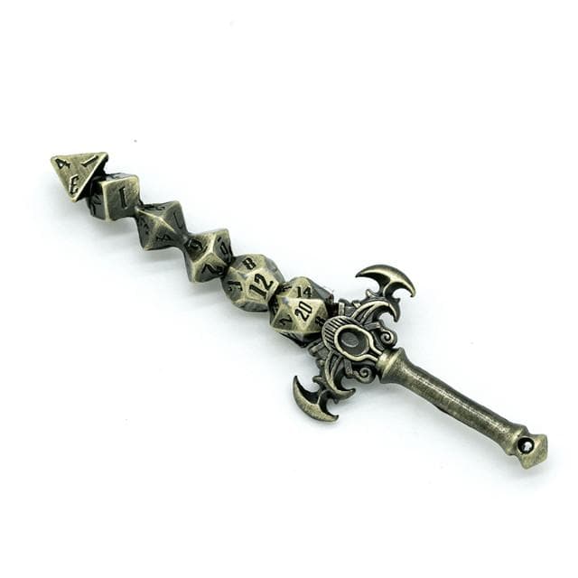 Pendant | "Holy Avenger" Dice Sword | Bronze