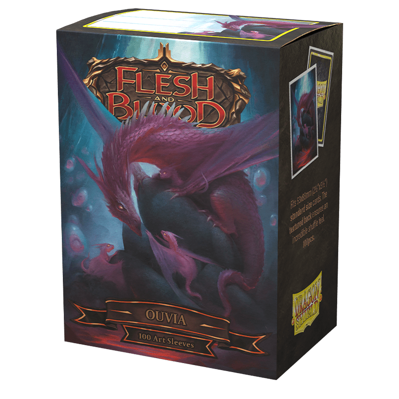 Dragon Shield | Standard Size Sleeves | 100ct | Ouvia (Flesh and Blood Matte)
