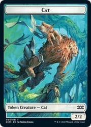 Cat // Servo Double-Sided Token [Double Masters Tokens]