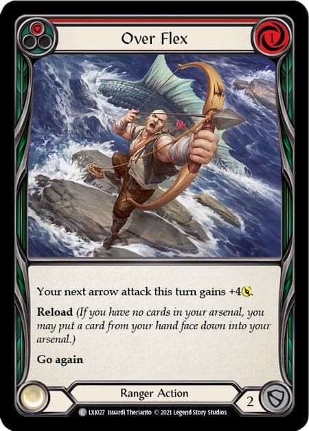 Over Flex (Red) [LXI027] (Tales of Aria Lexi Blitz Deck)  1st Edition Normal