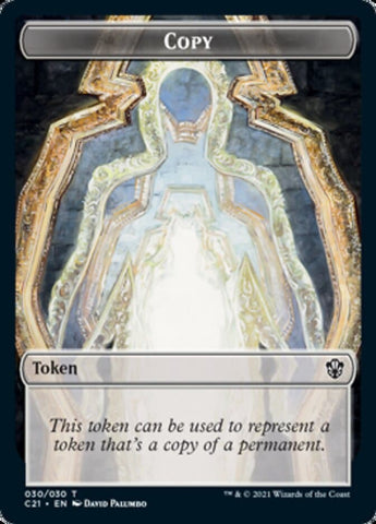 Copy // Fractal Double-Sided Token [Commander 2021 Tokens]