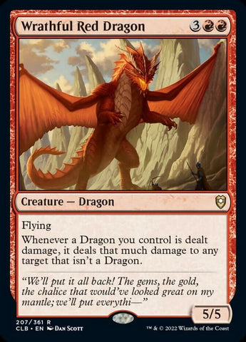 Wrathful Red Dragon [Commander Legends: Battle for Baldur's Gate]