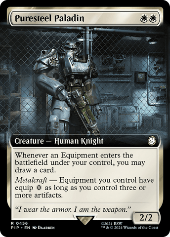Puresteel Paladin (Extended Art) [Fallout]