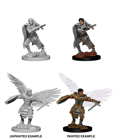 D&D Nolzurs Marvelous Unpainted Miniatures Male Aasimar Fighter