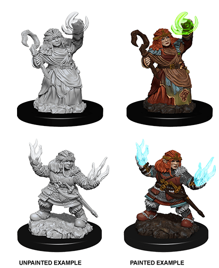 Pathfinder Battles: Deep Cuts Miniatures | Female Dwarf Summoner