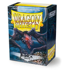 Dragon Shield | Standard Size Sleeves | 100ct | Black (Matte)