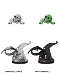 D&D Nolzurs Marvelous Unpainted Miniatures Black Dragon Wyrmling