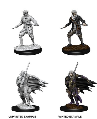 Pathfinder Deep Cuts Unpainted Miniatures Male Elf Rogue